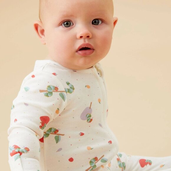 The Very Hungry Caterpillar Clever Zip Footie - Picture 4 of 4